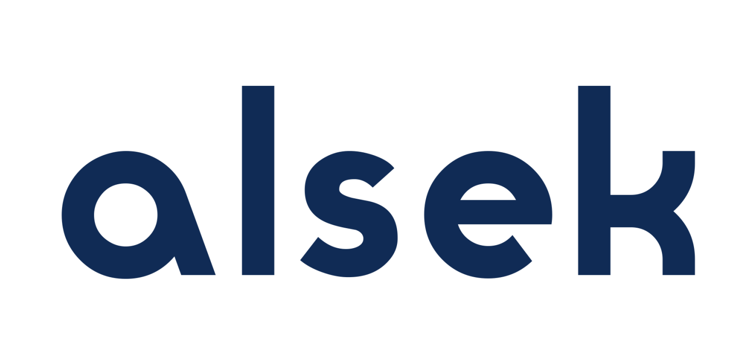 Logo alsek bleu sans fond